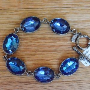 2028 Silver-Tone Toggle Bracelet